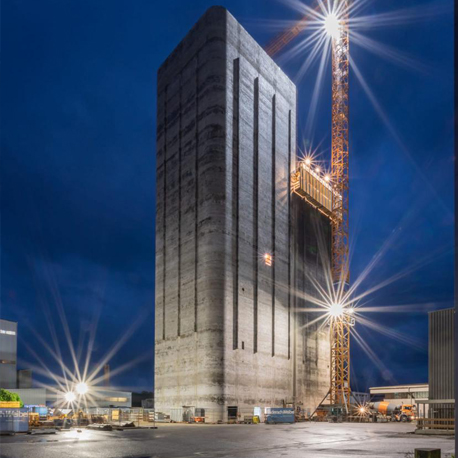 Gleitschalung Siloblock Burgdorf