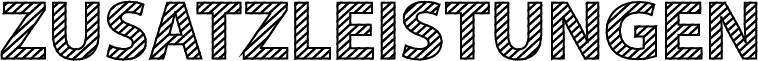 zusatzleistungen schrift